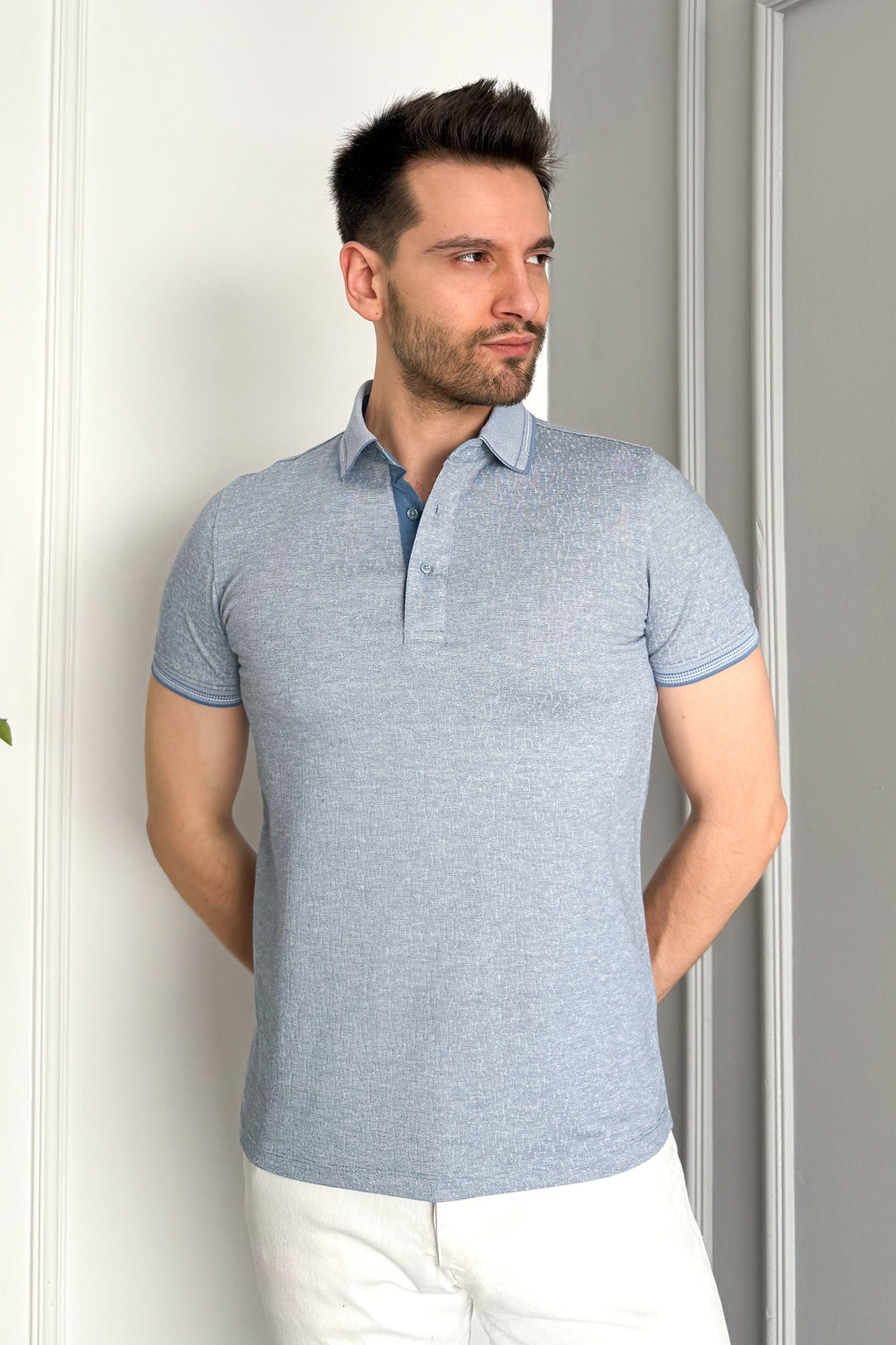 MPL Men's Polo Neck T-shirt 2940 - Roy