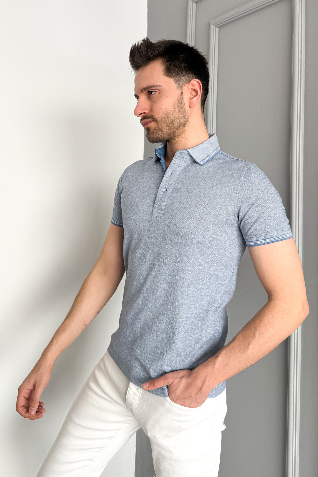 MPL Men's Polo Neck T-shirt 2940 - Roy