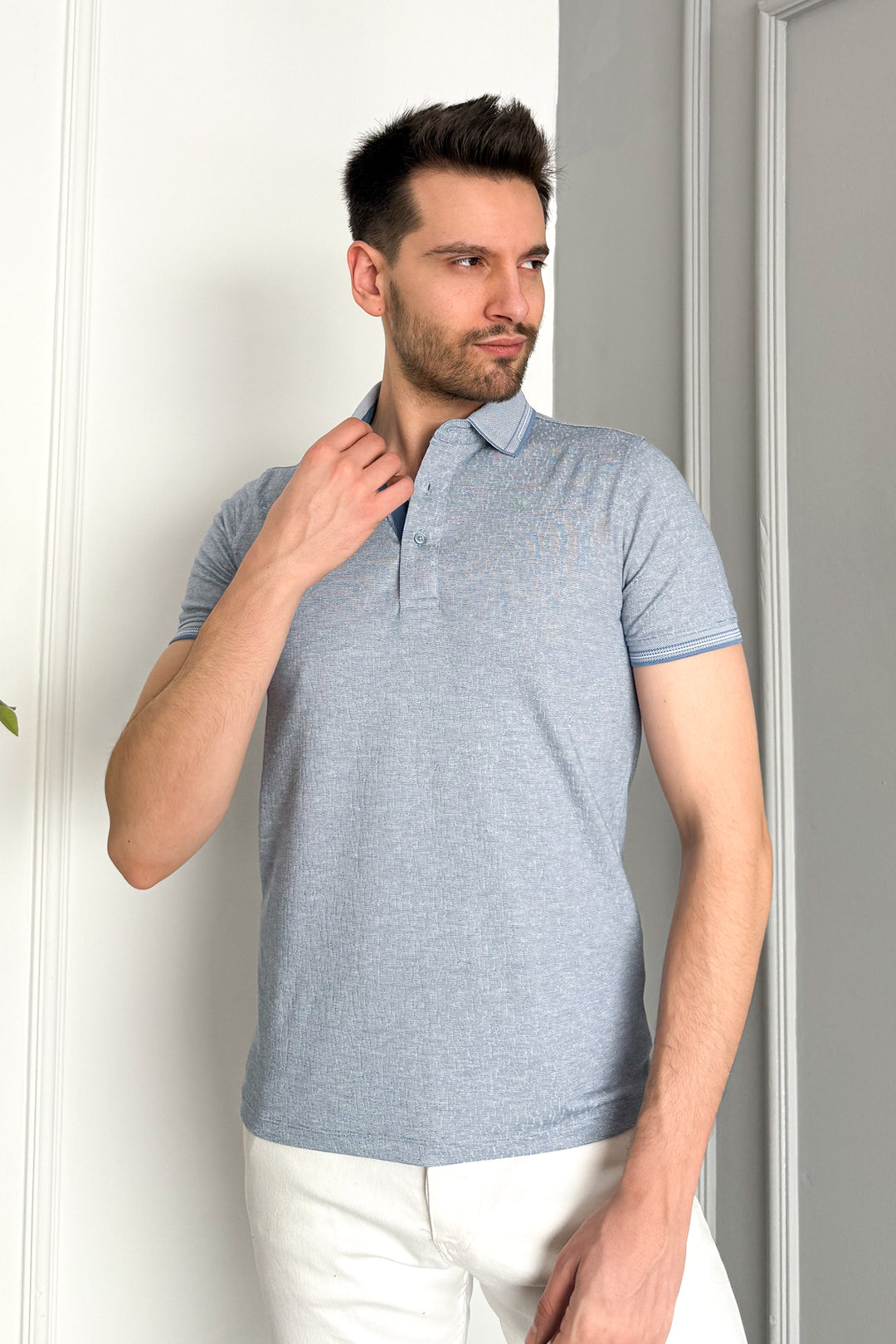 MPL Men's Polo Neck T-shirt 2940 - Roy