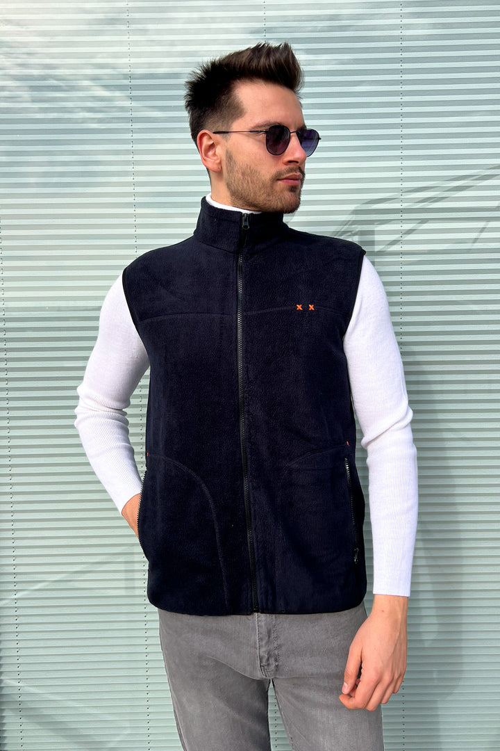 MPL Men's Polar Zippered Vest 4005 - Sassuolo