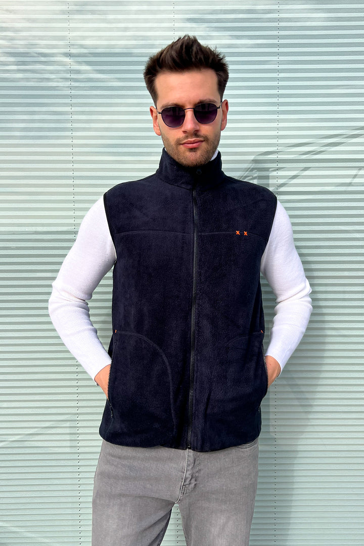 MPL Men's Polar Zippered Vest 4005 - Sassuolo