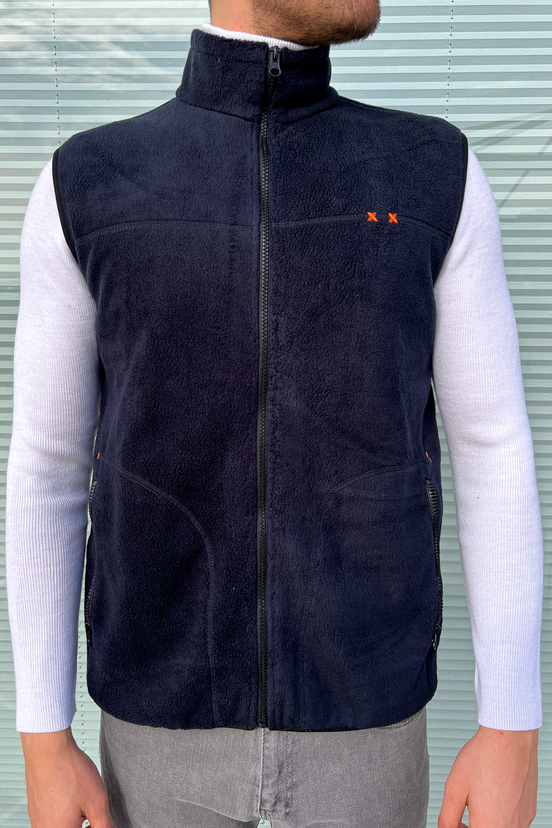 MPL Men's Polar Zippered Vest 4005 - Sassuolo