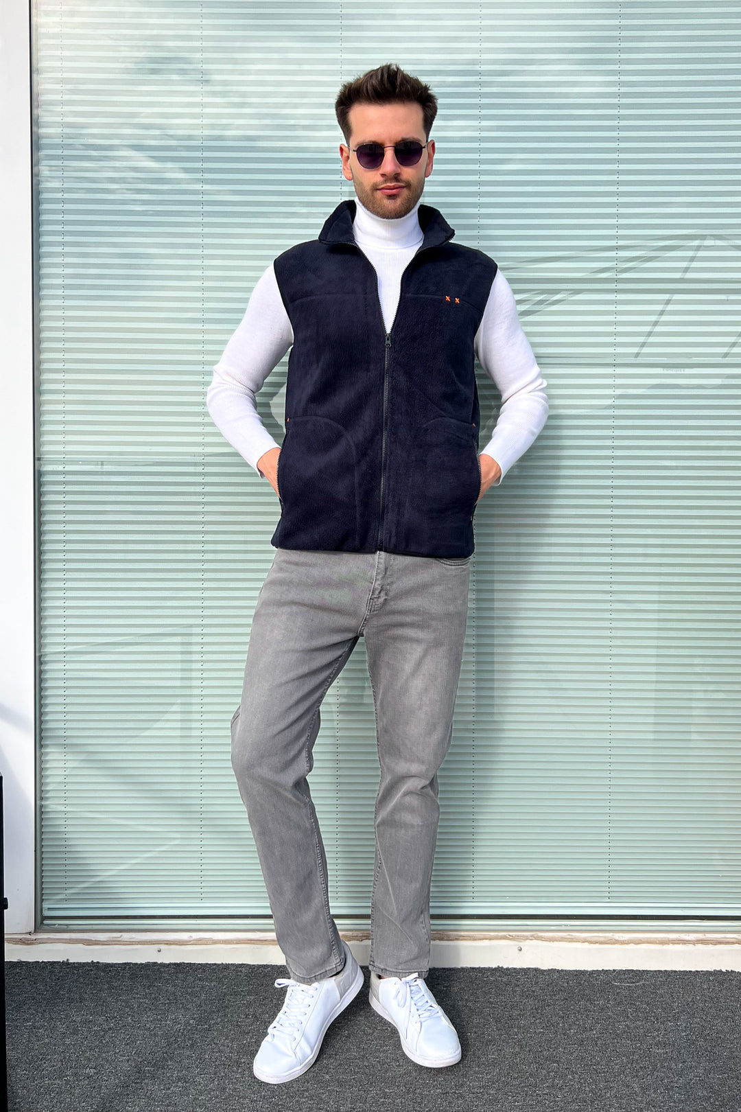 MPL Men's Polar Zippered Vest 4005 - Sassuolo