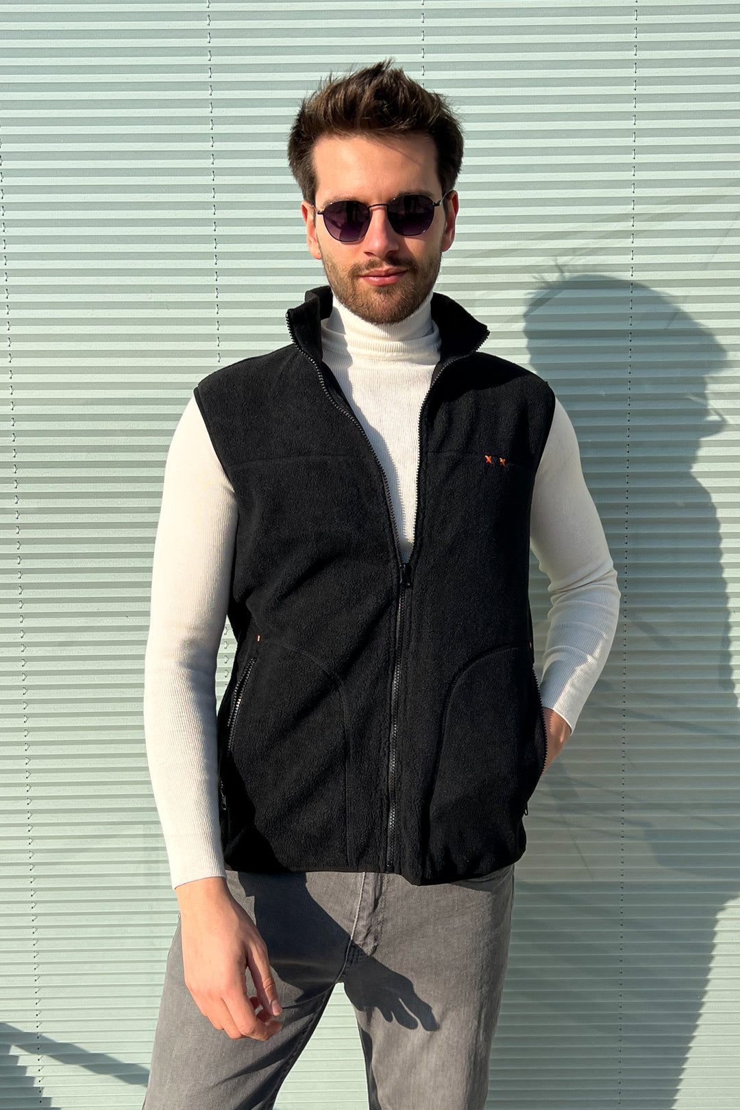 MPL Men's Polar Zippered Vest 4005 - Burjasot