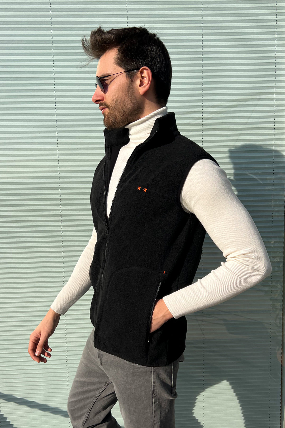 MPL Men's Polar Zippered Vest 4005 - Burjasot
