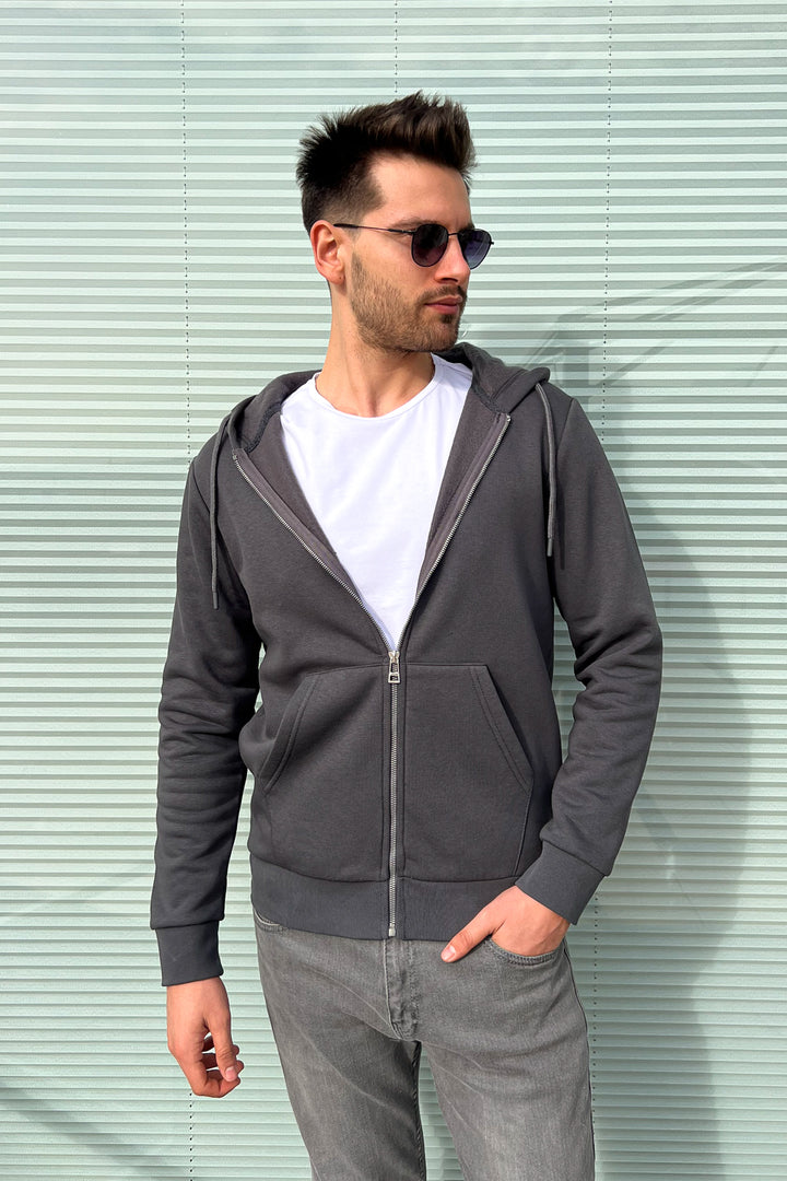 MPL Men's 3-String Hooded Zippered Sweatshirt 5466 - Leamington