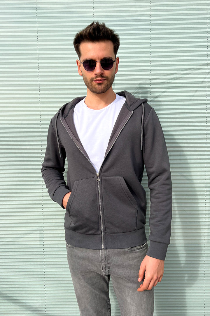 MPL Men's 3-String Hooded Zippered Sweatshirt 5466 - Leamington