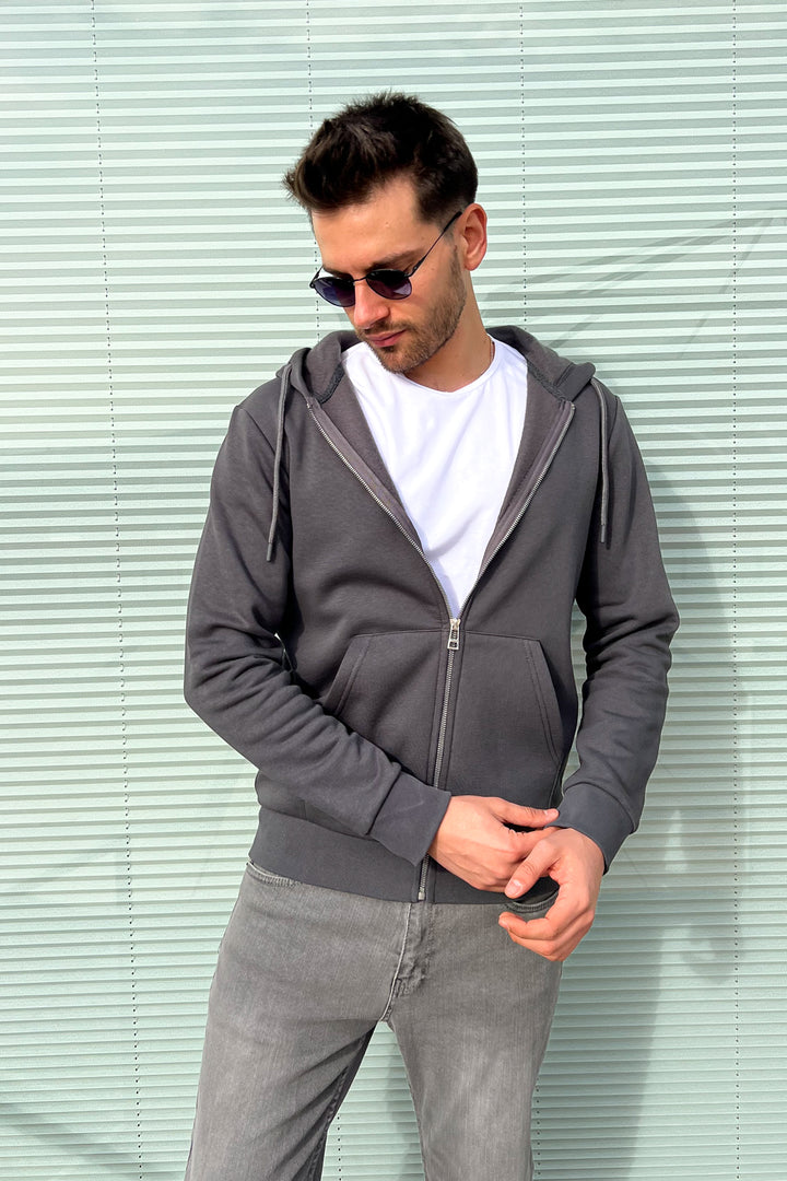 MPL Men's 3-String Hooded Zippered Sweatshirt 5466 - Leamington