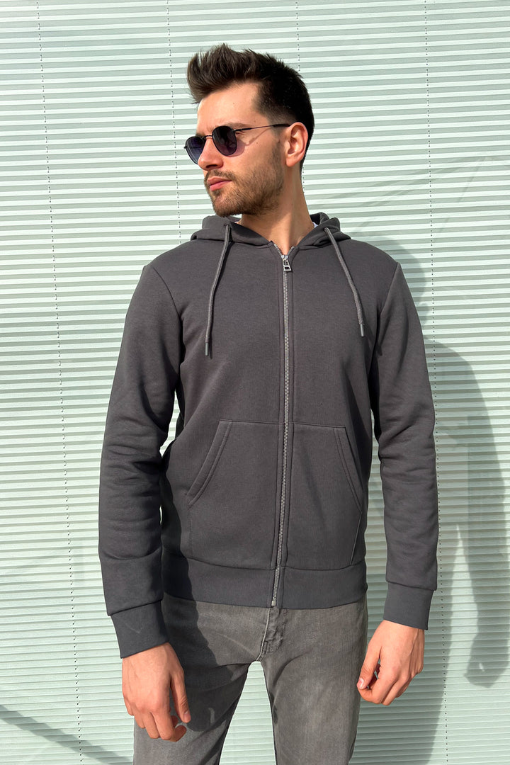 MPL Men's 3-String Hooded Zippered Sweatshirt 5466 - Leamington