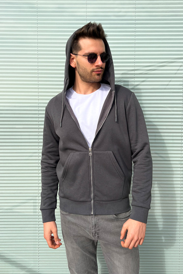 MPL Men's 3-String Hooded Zippered Sweatshirt 5466 - Leamington