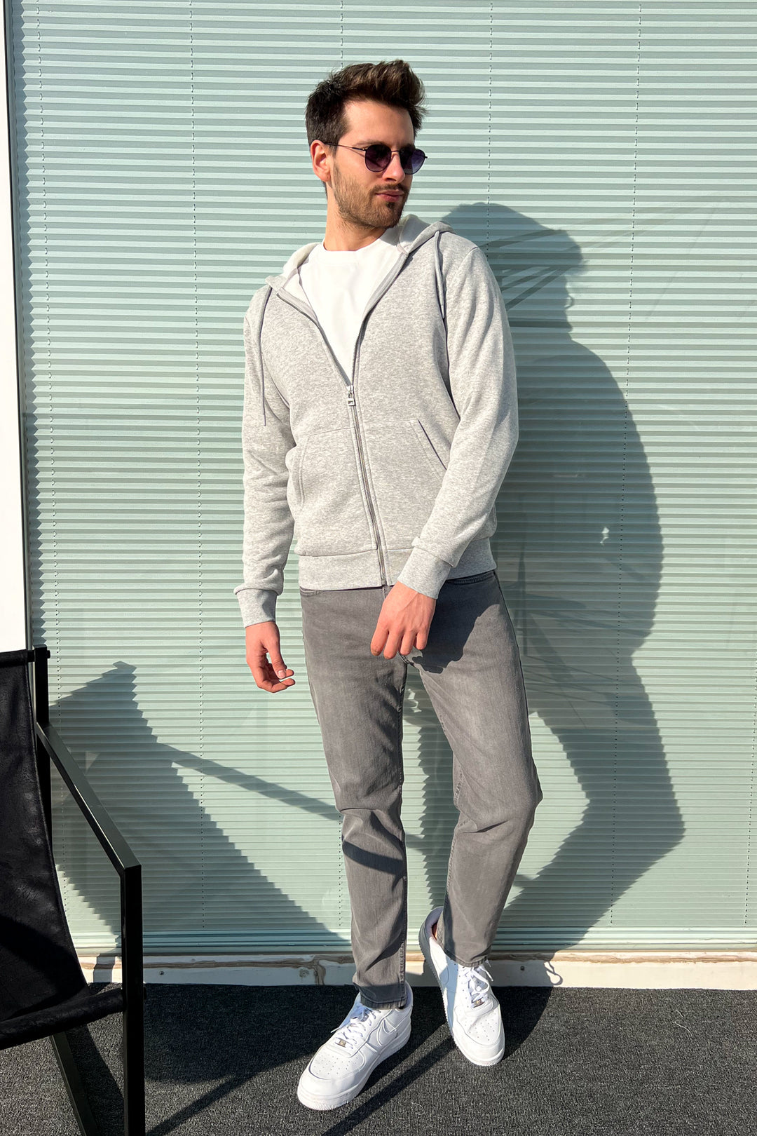 MPL Men's 3-String Hooded Zippered Sweatshirt 5466 - Kolomyia