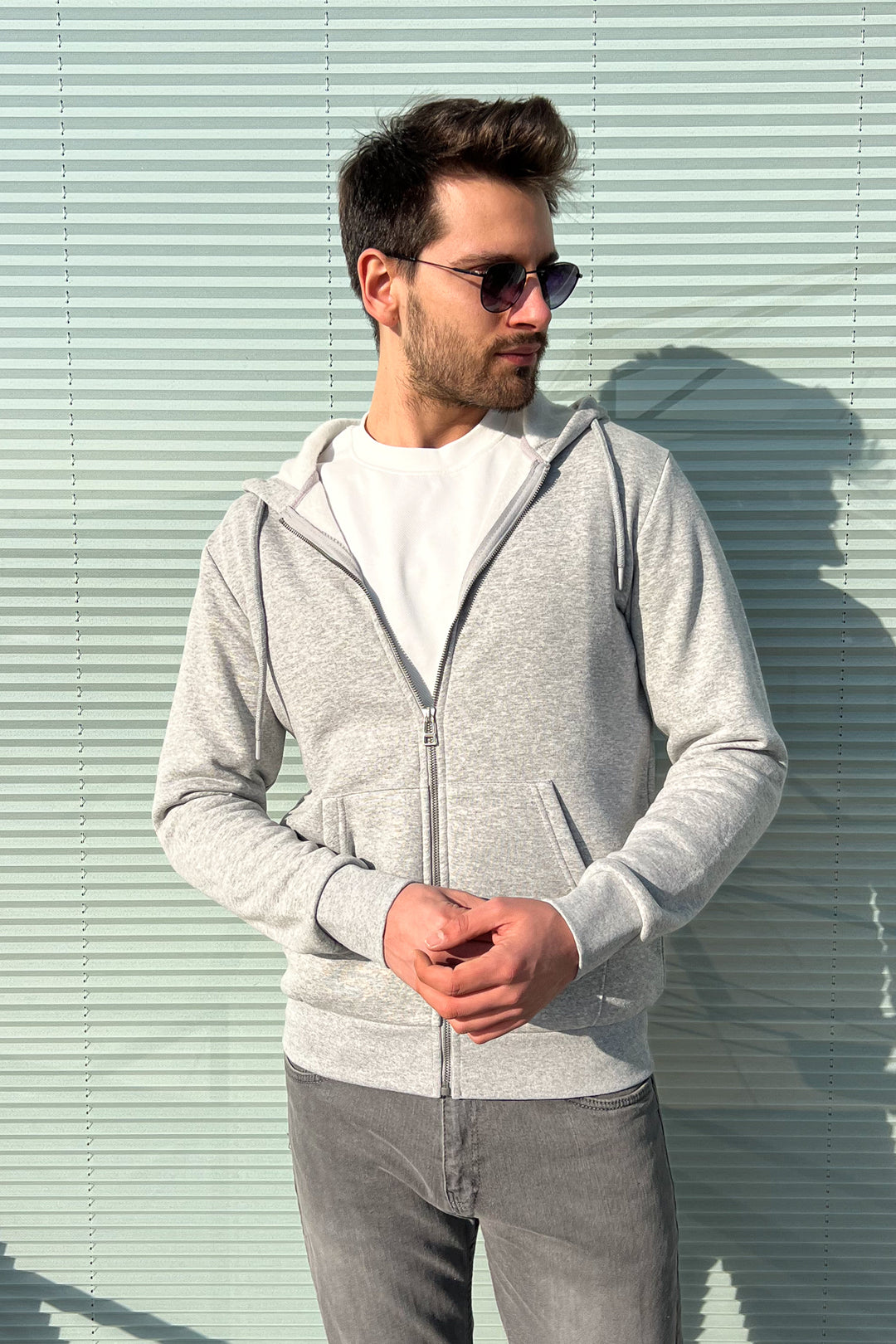 MPL Men's 3-String Hooded Zippered Sweatshirt 5466 - Kolomyia