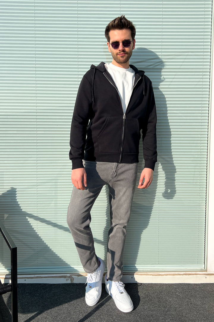 MPL Men's 3-String Hooded Zippered Sweatshirt 5466 - Monterrey