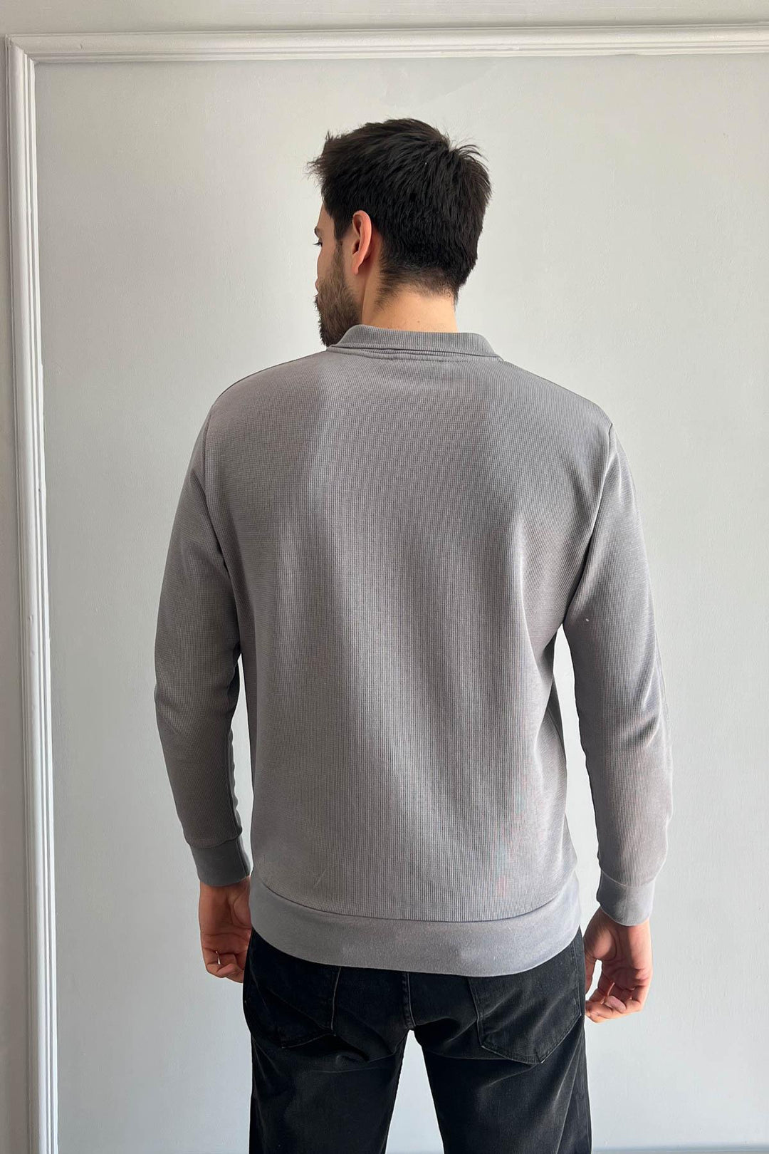 MPL Men's Polo Neck Waffle Sweatshirt 5717 - León
