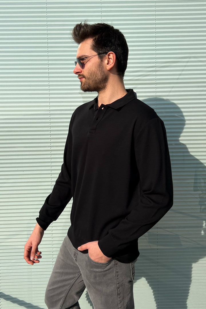 MPL Men's Polo Neck Waffle Sweatshirt 5717 - Zapopan