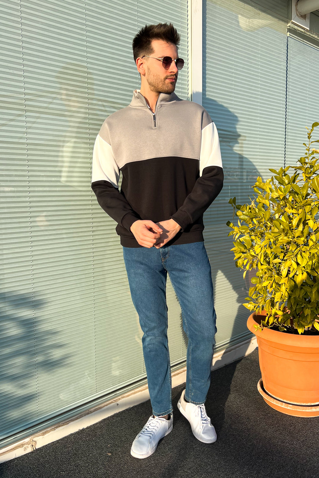 MPL Men's 3-String Zippered Sweatshirt 5719 - Venlo