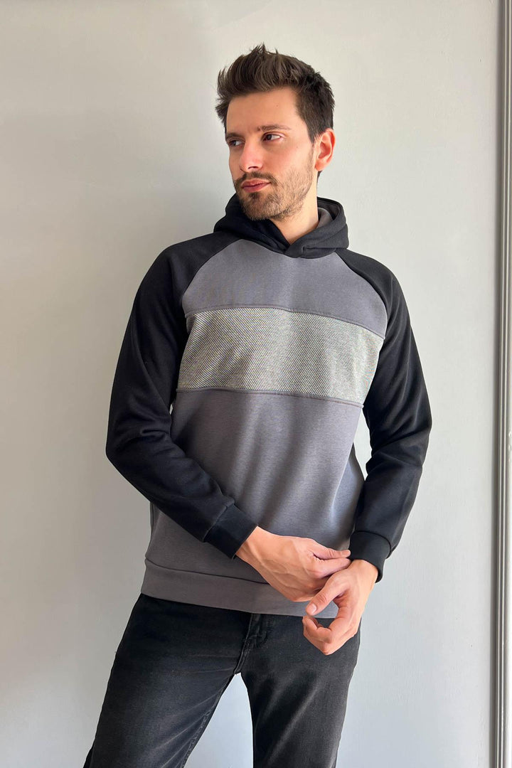 MPL Men's Hooded 3 String Sweatshirt 5771 - Tlalmanalco
