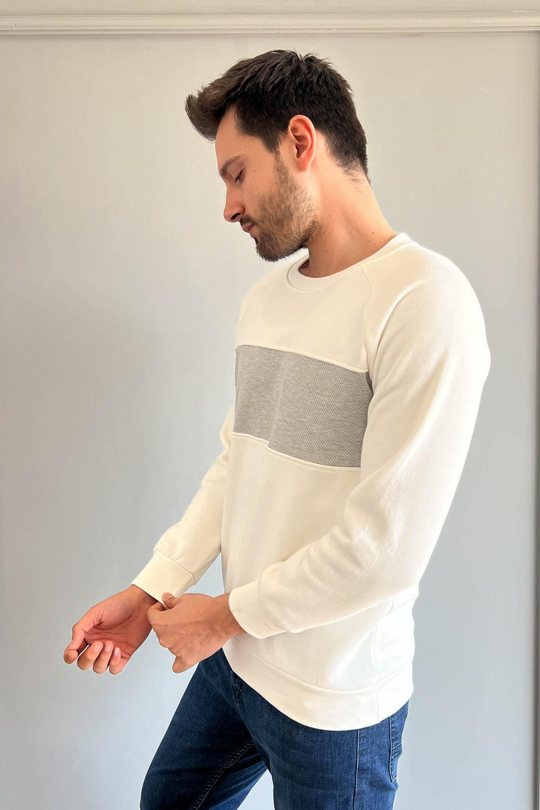 MPL Men's Garnished 3 Yarn Sweatshirt 5783 - Laguna Niguel