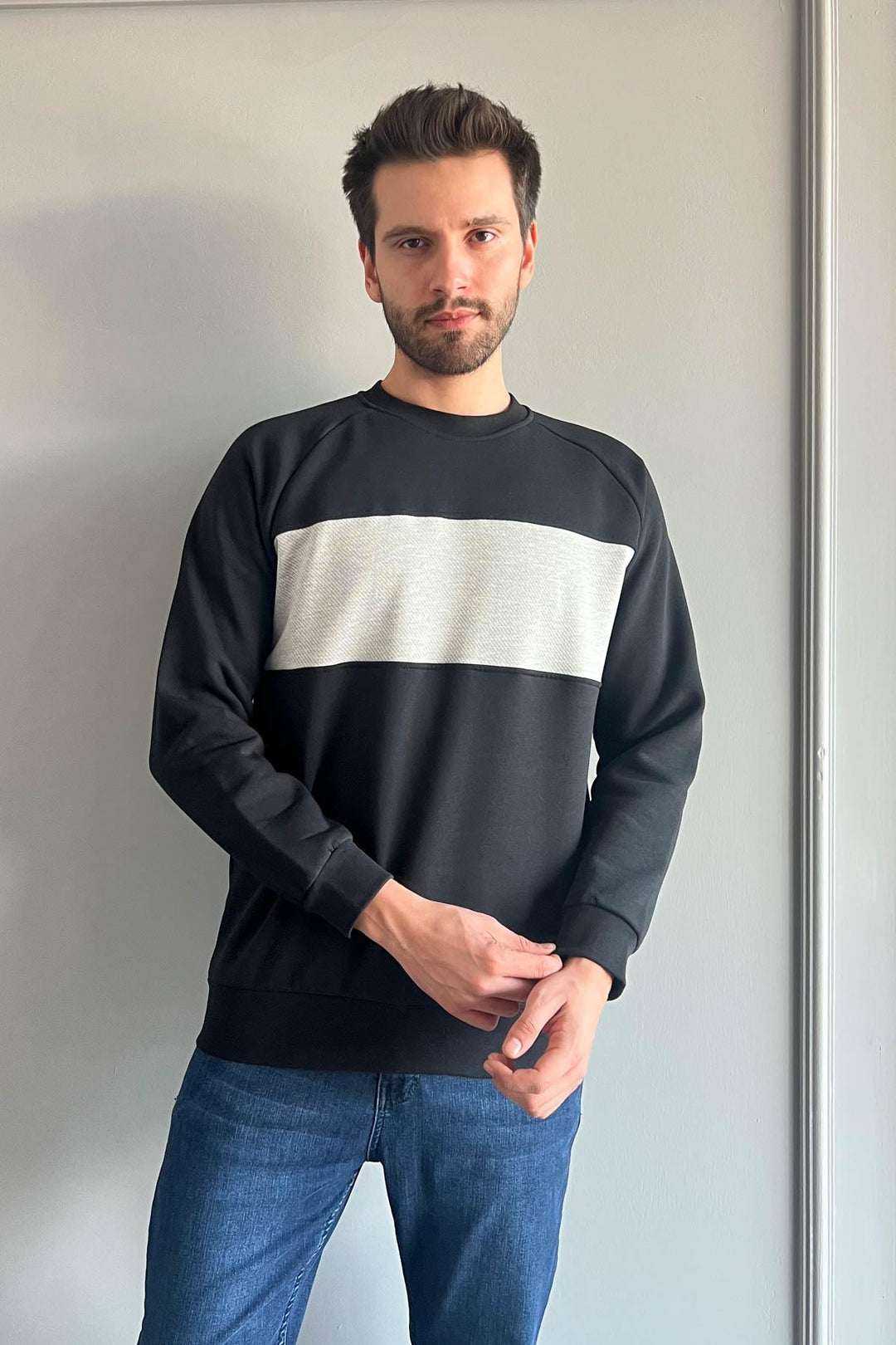 MPL Men's Garnished 3 Yarn Sweatshirt 5783 - Jersey City