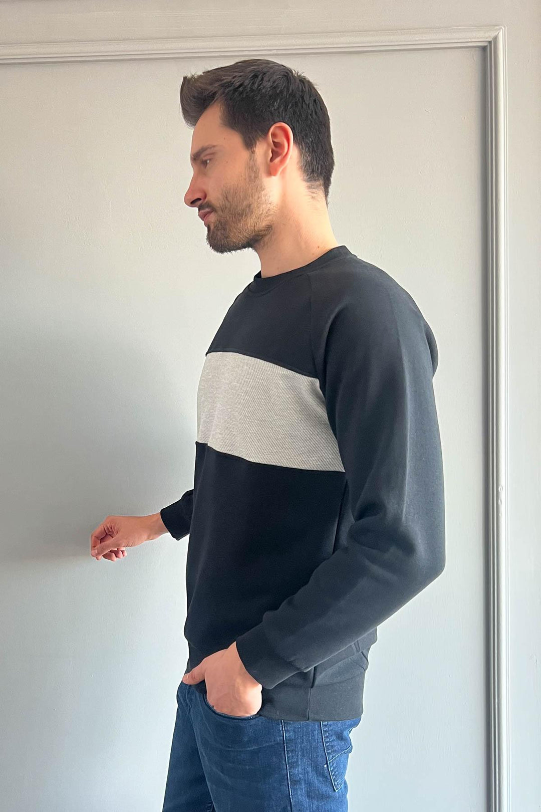 MPL Men's Garnished 3 Yarn Sweatshirt 5783 - Jersey City