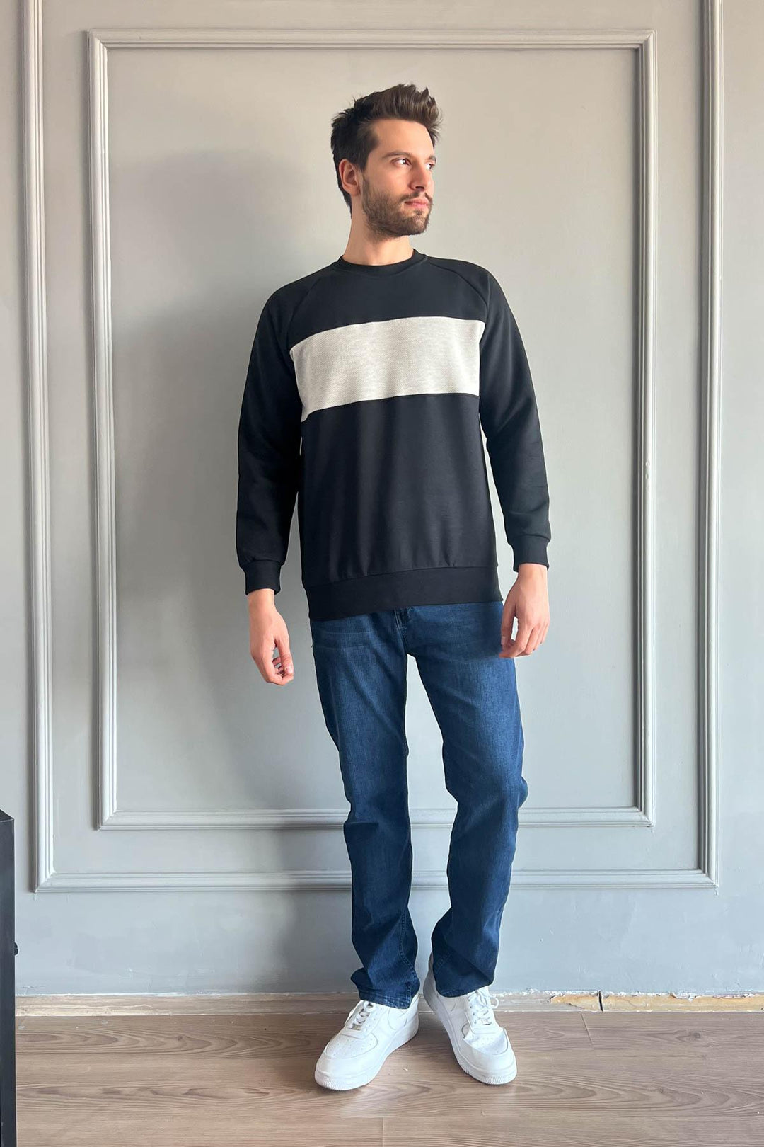 MPL Men's Garnished 3 Yarn Sweatshirt 5783 - Jersey City