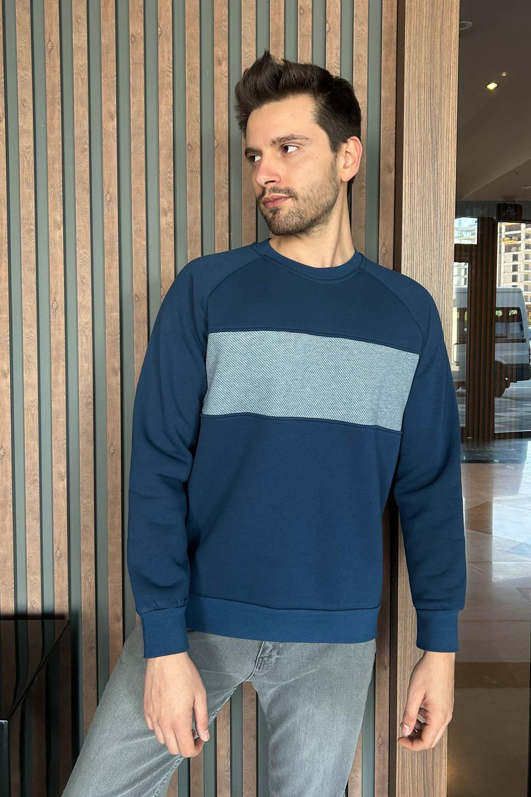 MPL Men's Garnished 3 Yarn Sweatshirt 5783 - Oakville