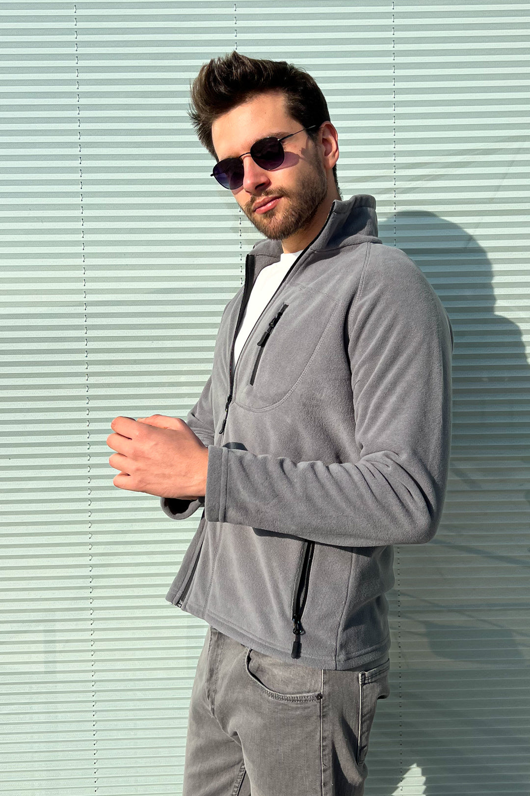 MPL Men's Stand Collar Zippered Sweatshirt 6050 - Yajalón