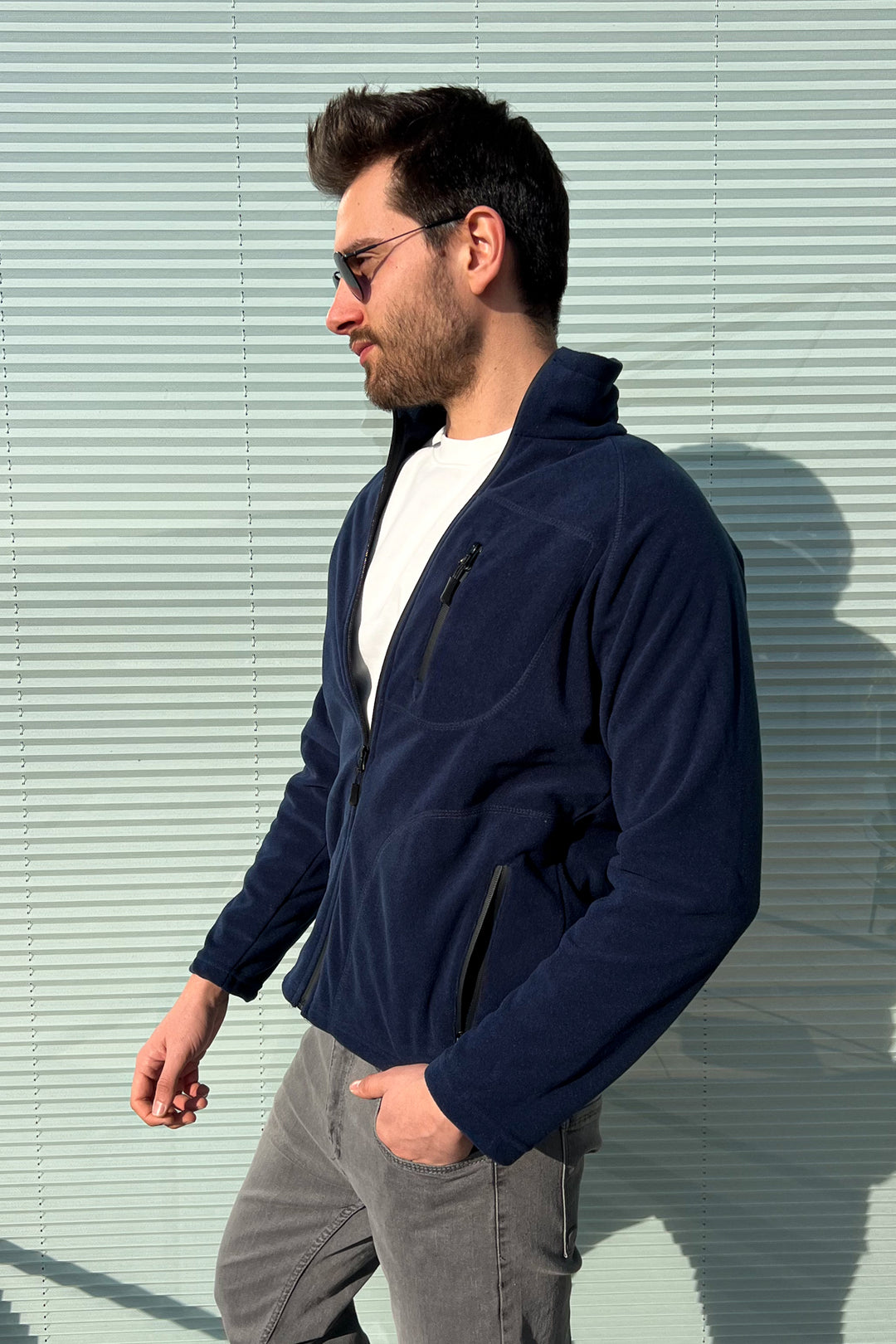 MPL Men's Stand Collar Zippered Sweatshirt 6050 - San Francisco