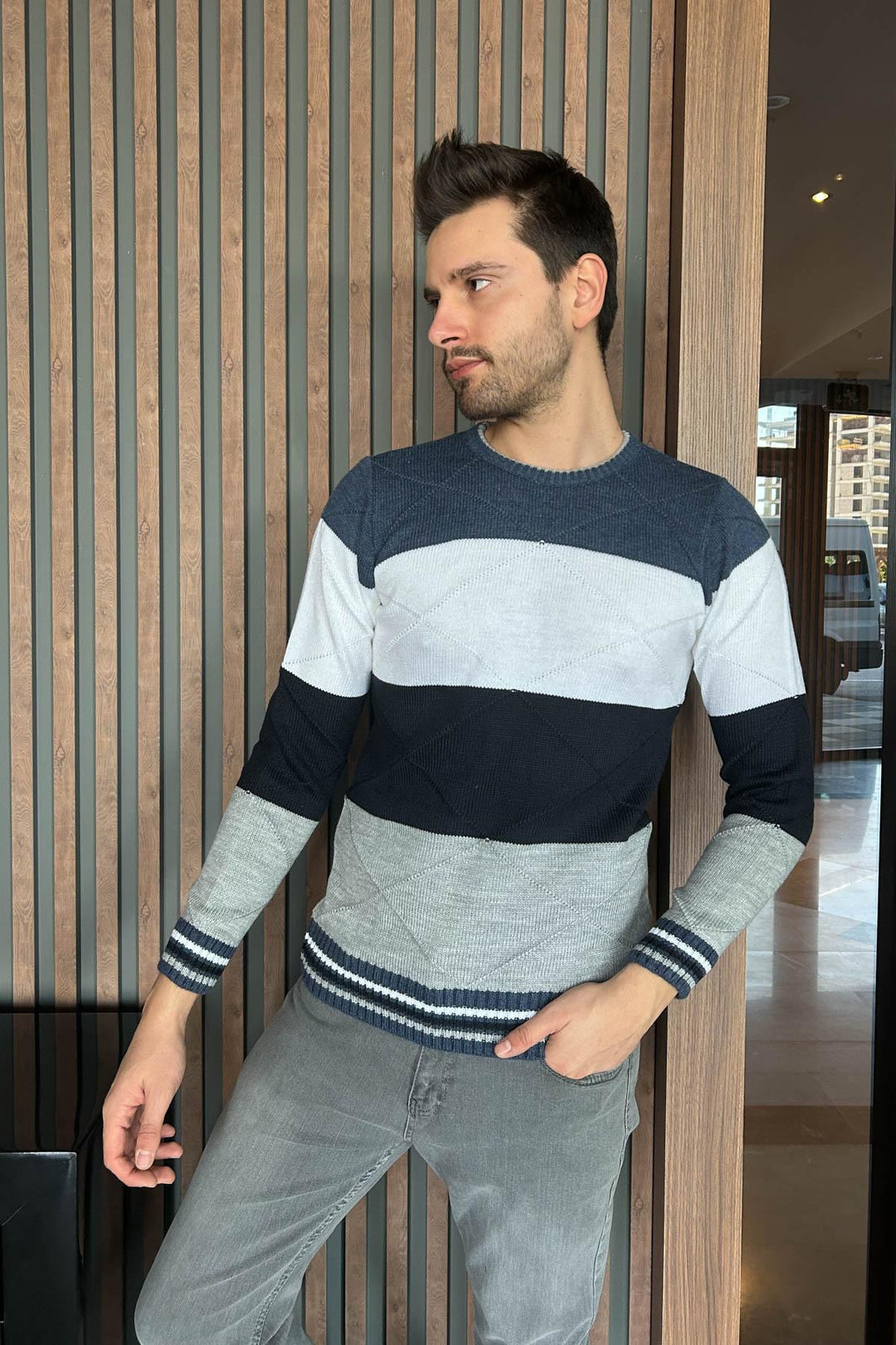 MPL Men's Crew Neck Sweater 062 - Grays