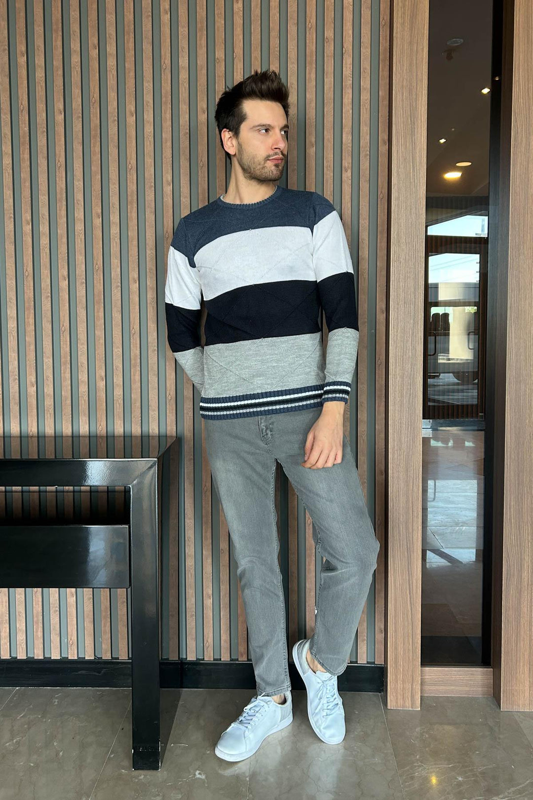 MPL Men's Crew Neck Sweater 062 - Grays
