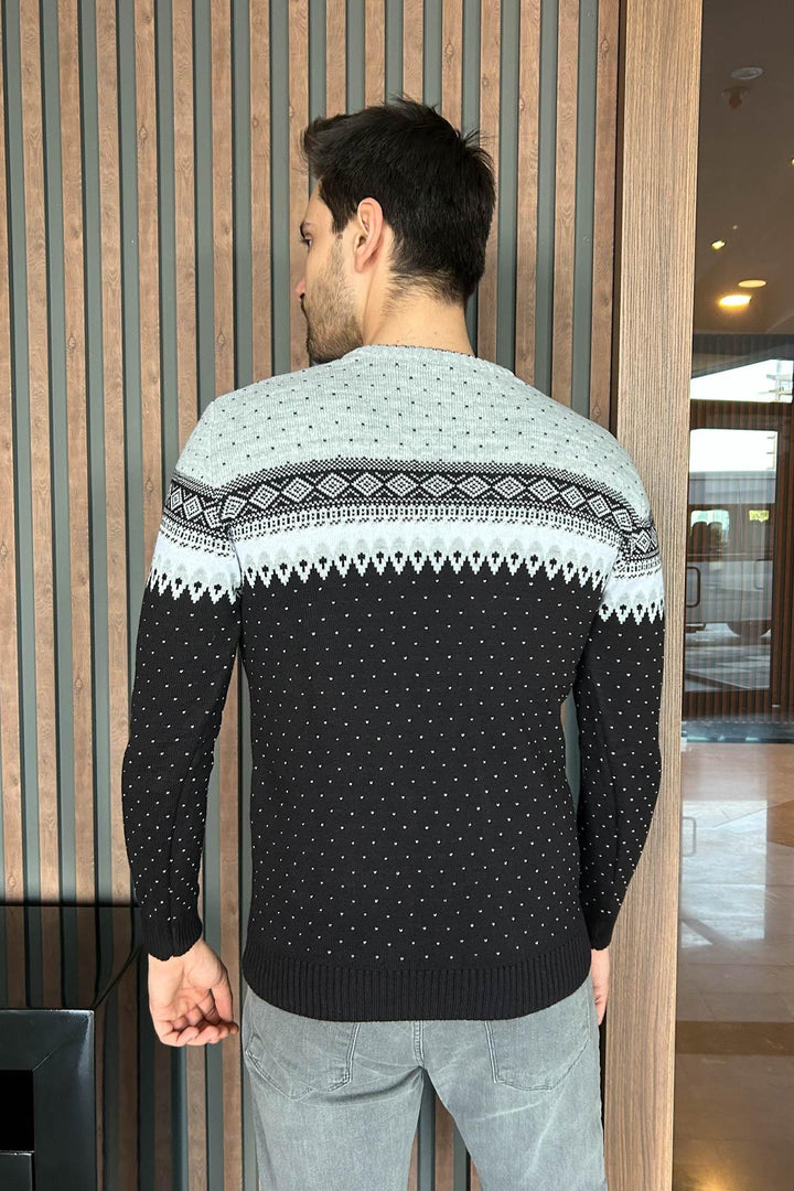 MPL Men's Patterned Knit Sweater 121 - Hinesville