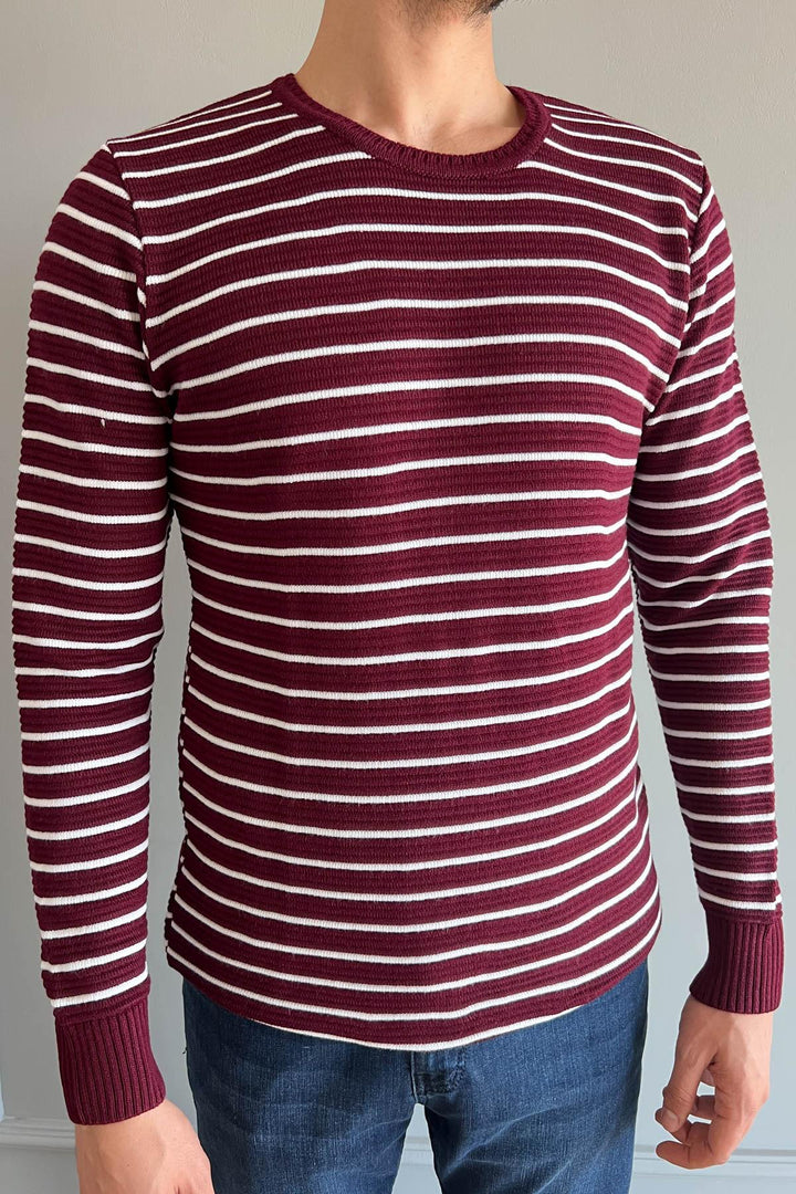 MPL Men's Striped Turtleneck Sweater 213 - Findlay
