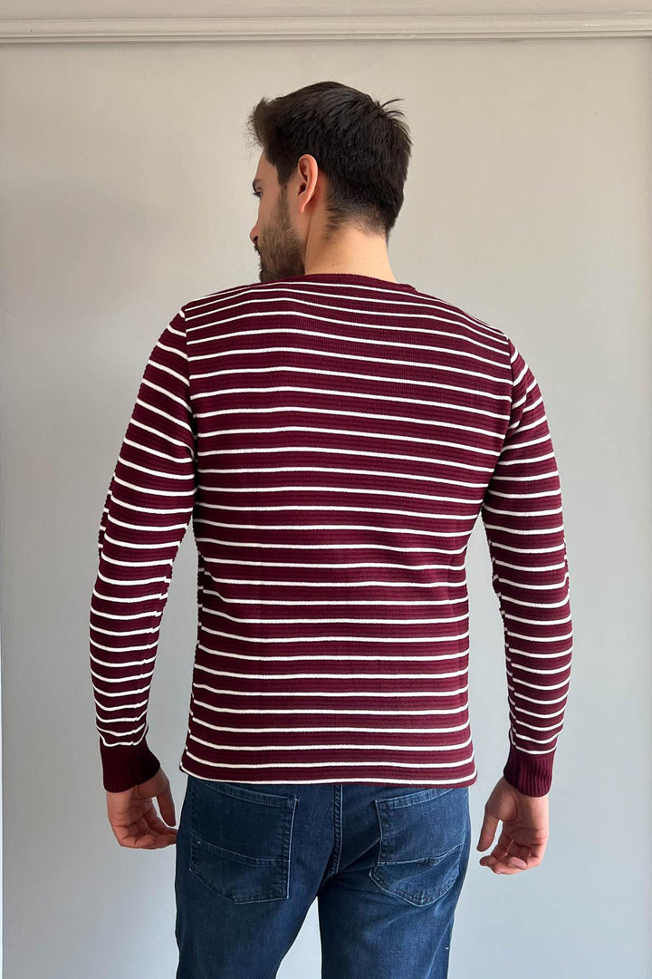 MPL Men's Striped Turtleneck Sweater 213 - Findlay