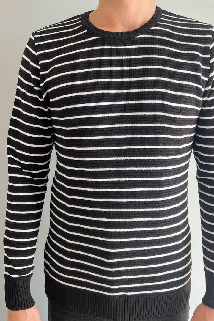 MPL Men's Striped Turtleneck Sweater 213 - Castricum
