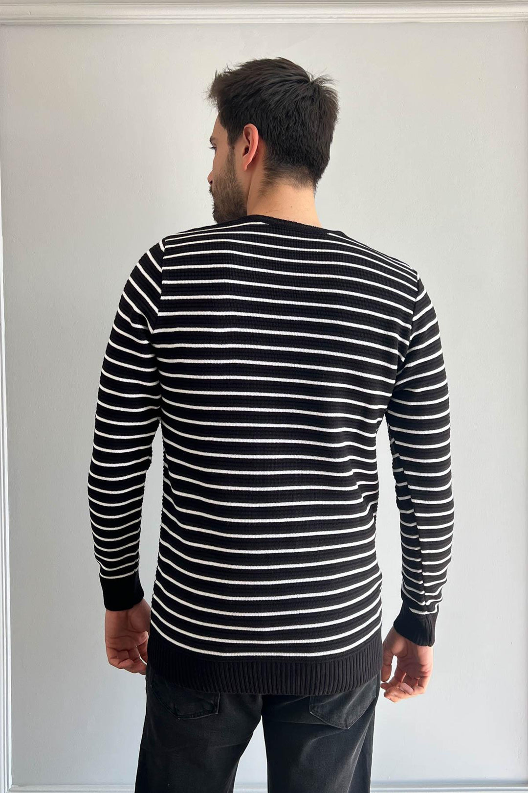 MPL Men's Striped Turtleneck Sweater 213 - Castricum