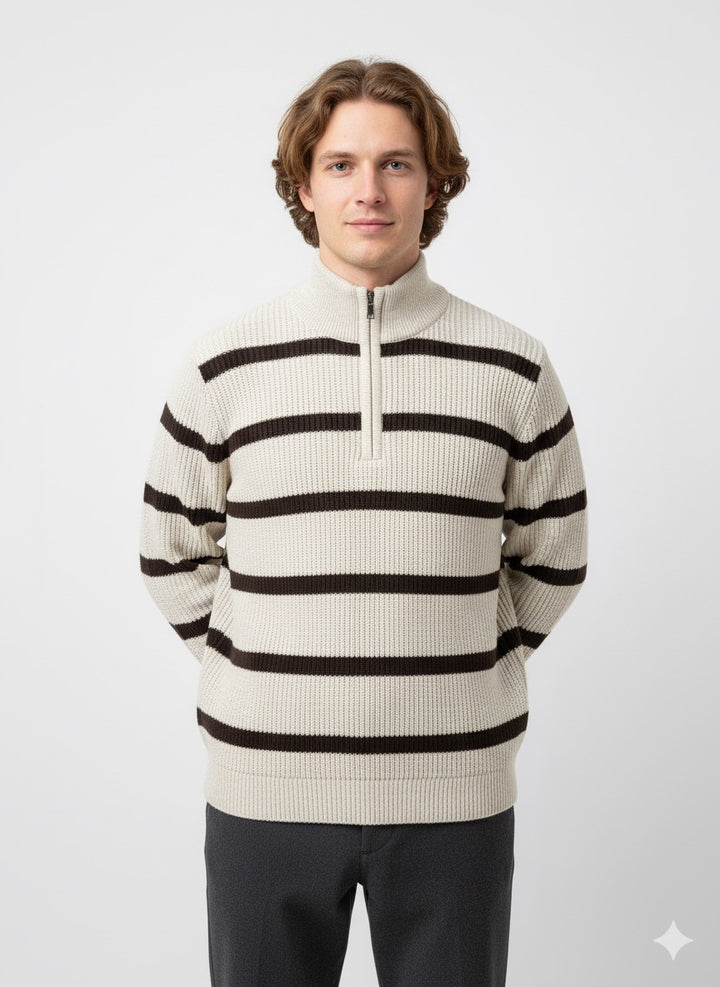 MPL Men's Zippered Sweater 218 - French Valley