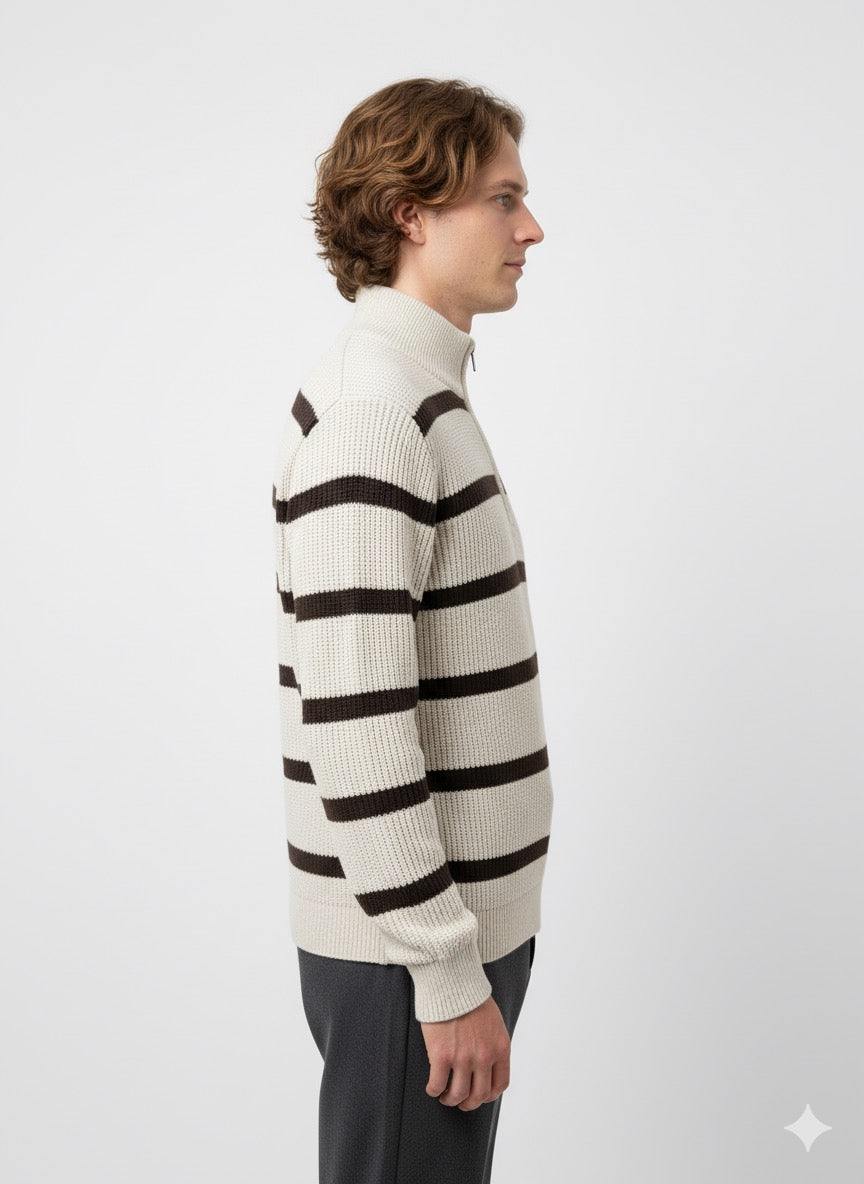 MPL Men's Zippered Sweater 218 - French Valley