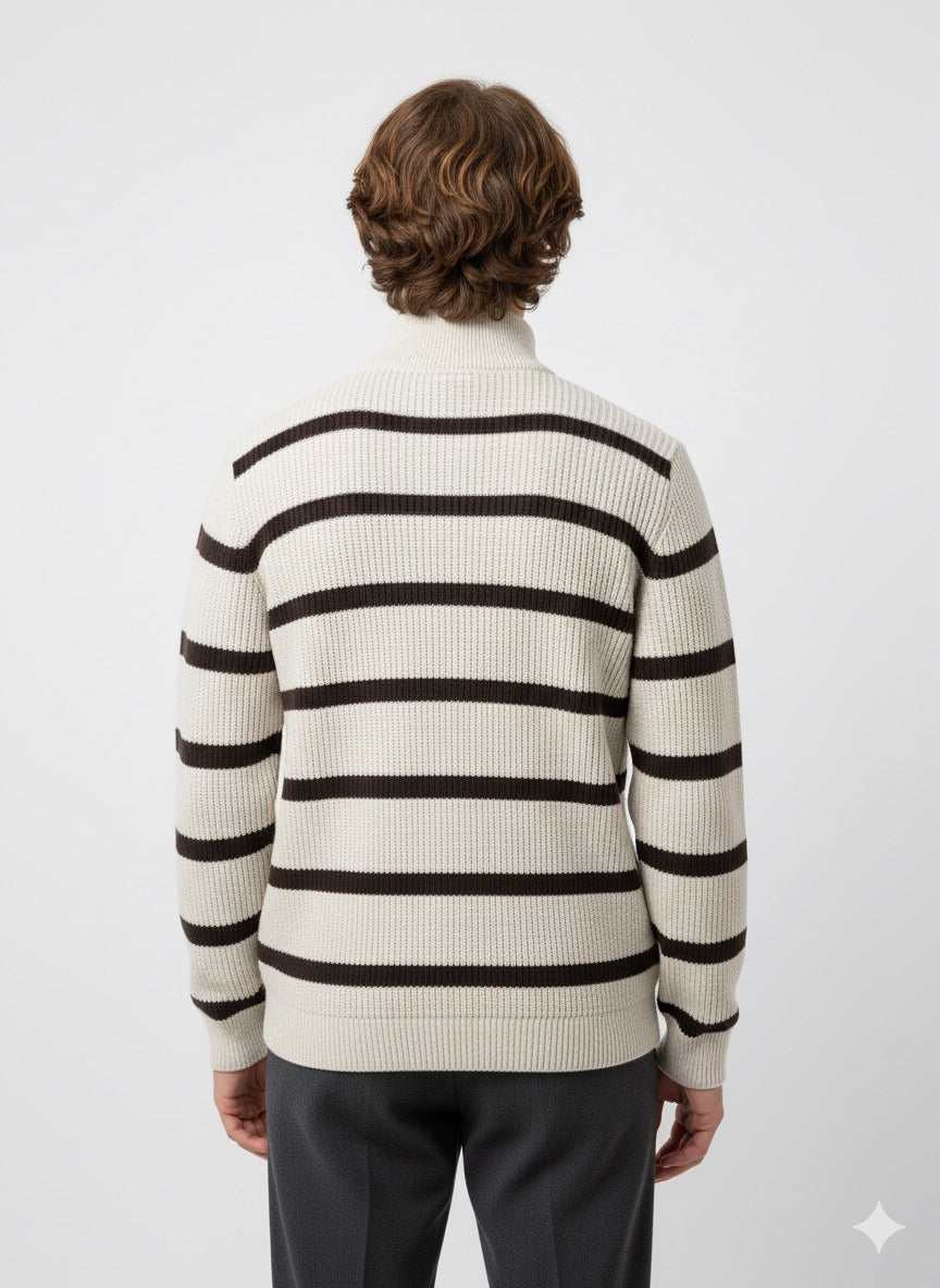 MPL Men's Zippered Sweater 218 - French Valley