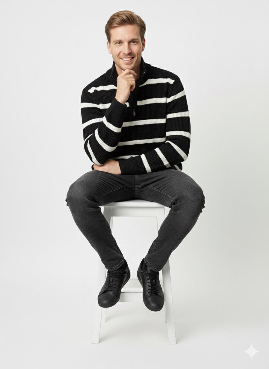 MPL Men's Zippered Sweater 218 - Riga