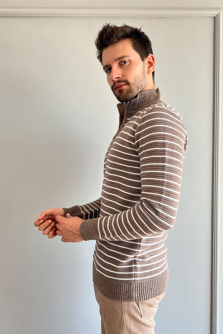 MPL Men's Half Fisherman Sweater 219 - Chiapa de Corzo