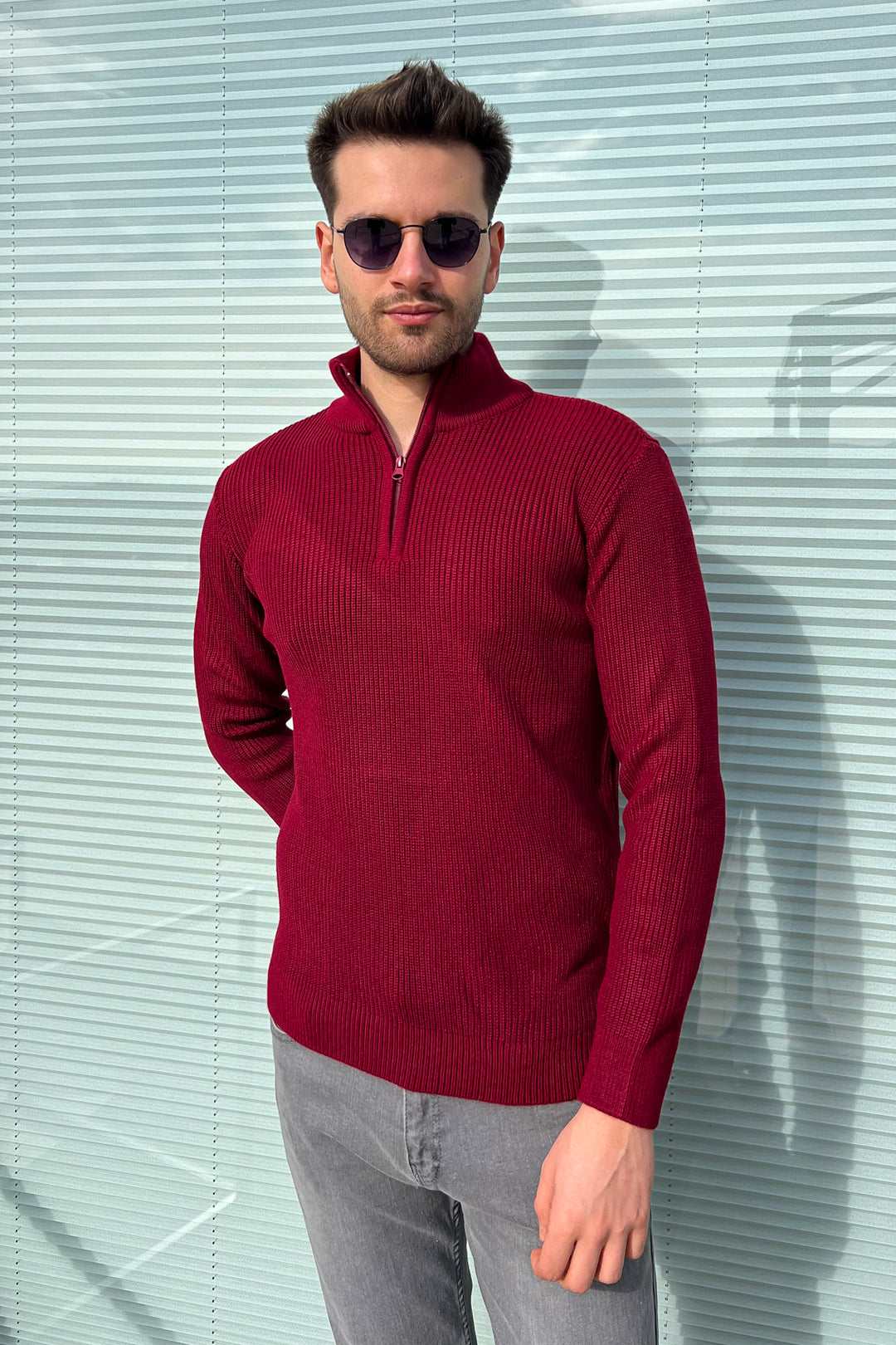 MPL Men's Zippered Turtleneck Sweater 220 - North Shields