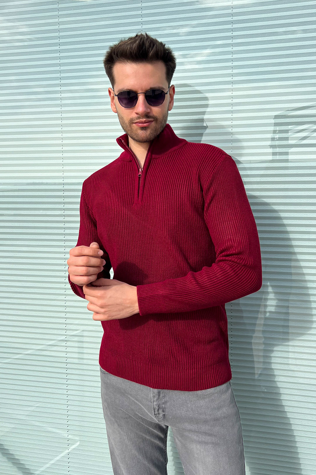MPL Men's Zippered Turtleneck Sweater 220 - North Shields