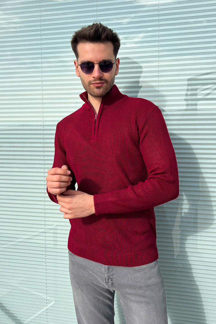 MPL Men's Zippered Turtleneck Sweater 220 - North Shields