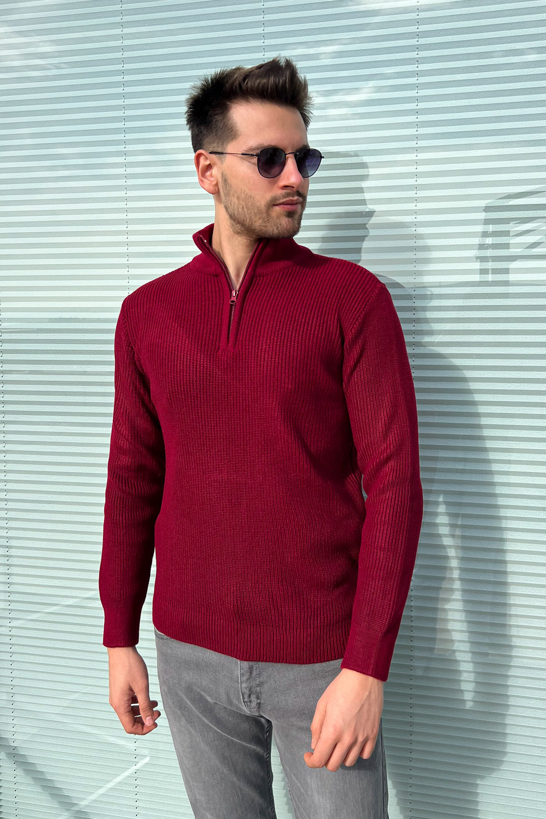 MPL Men's Zippered Turtleneck Sweater 220 - North Shields