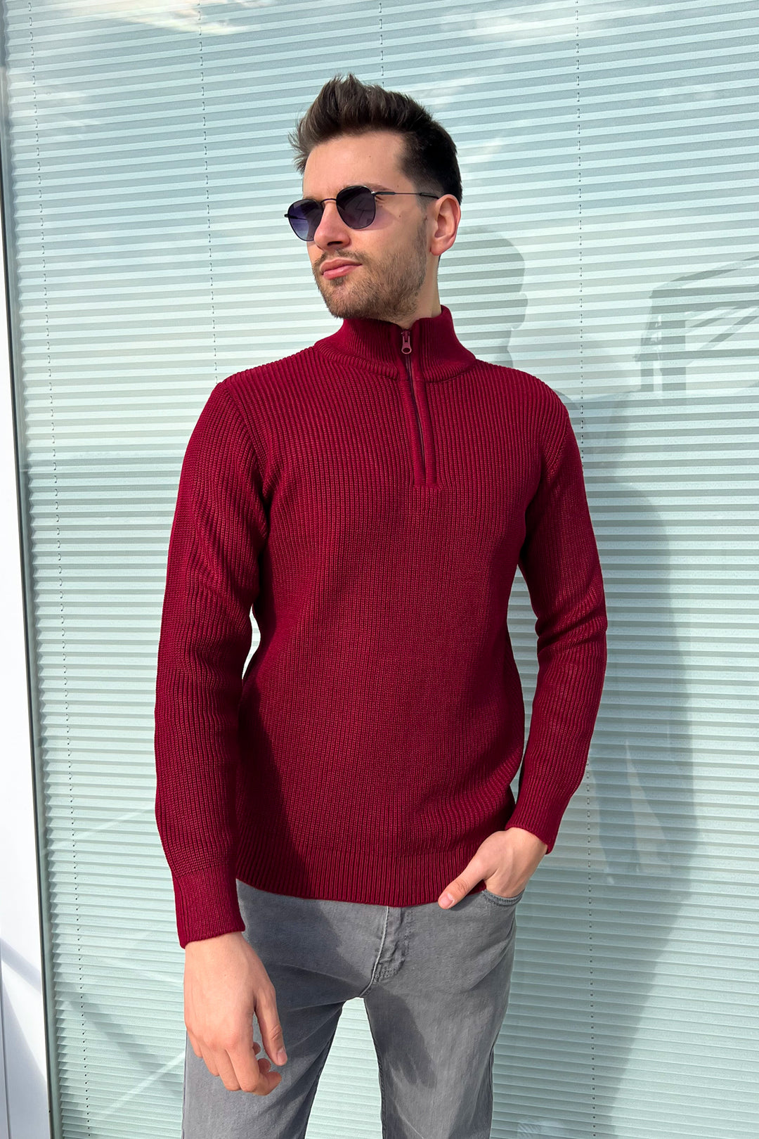 MPL Men's Zippered Turtleneck Sweater 220 - North Shields