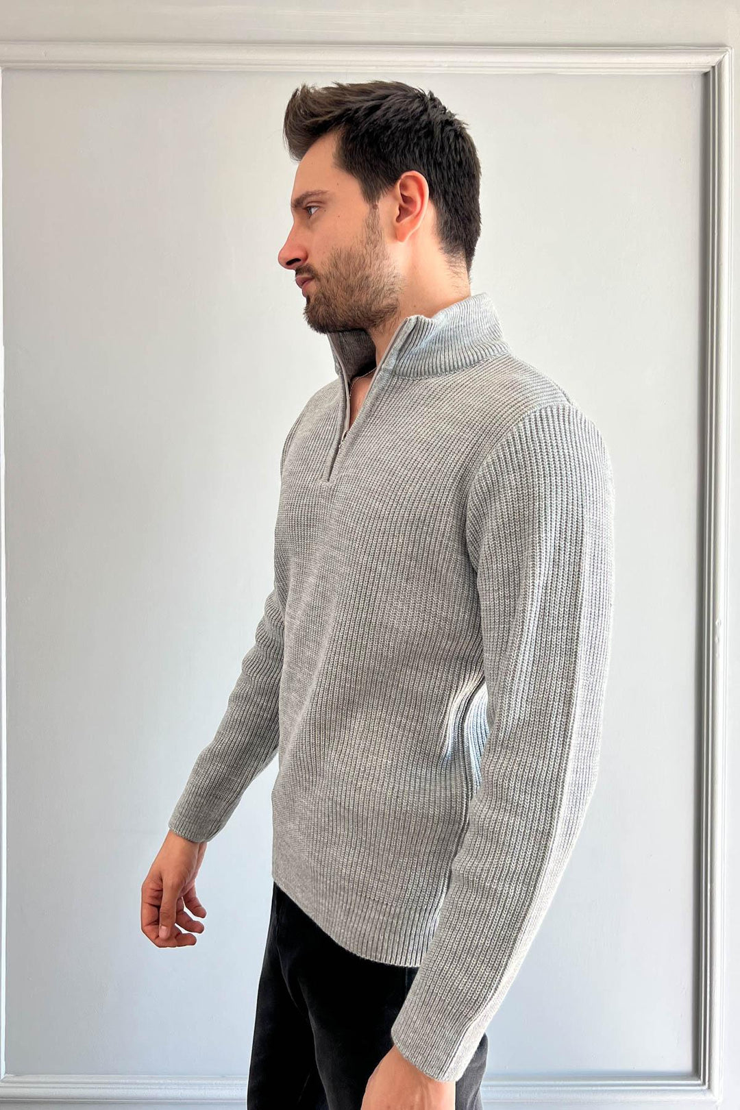 MPL Men's Zippered Turtleneck Sweater 220 - Lynnwood
