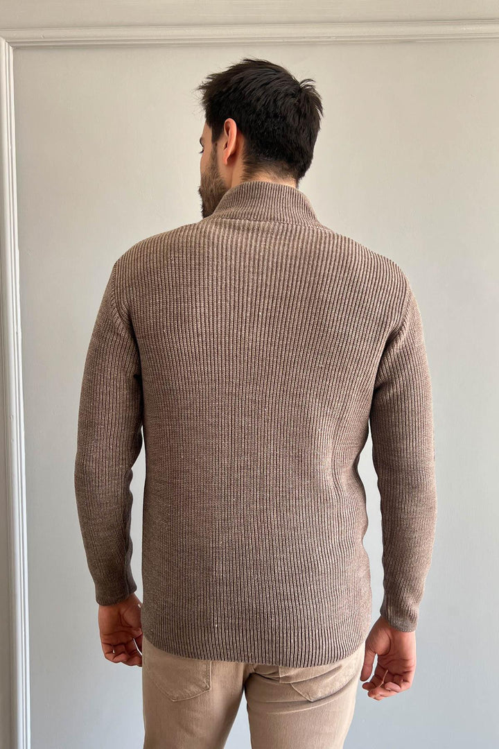MPL Men's Zippered Turtleneck Sweater 220 - Genk