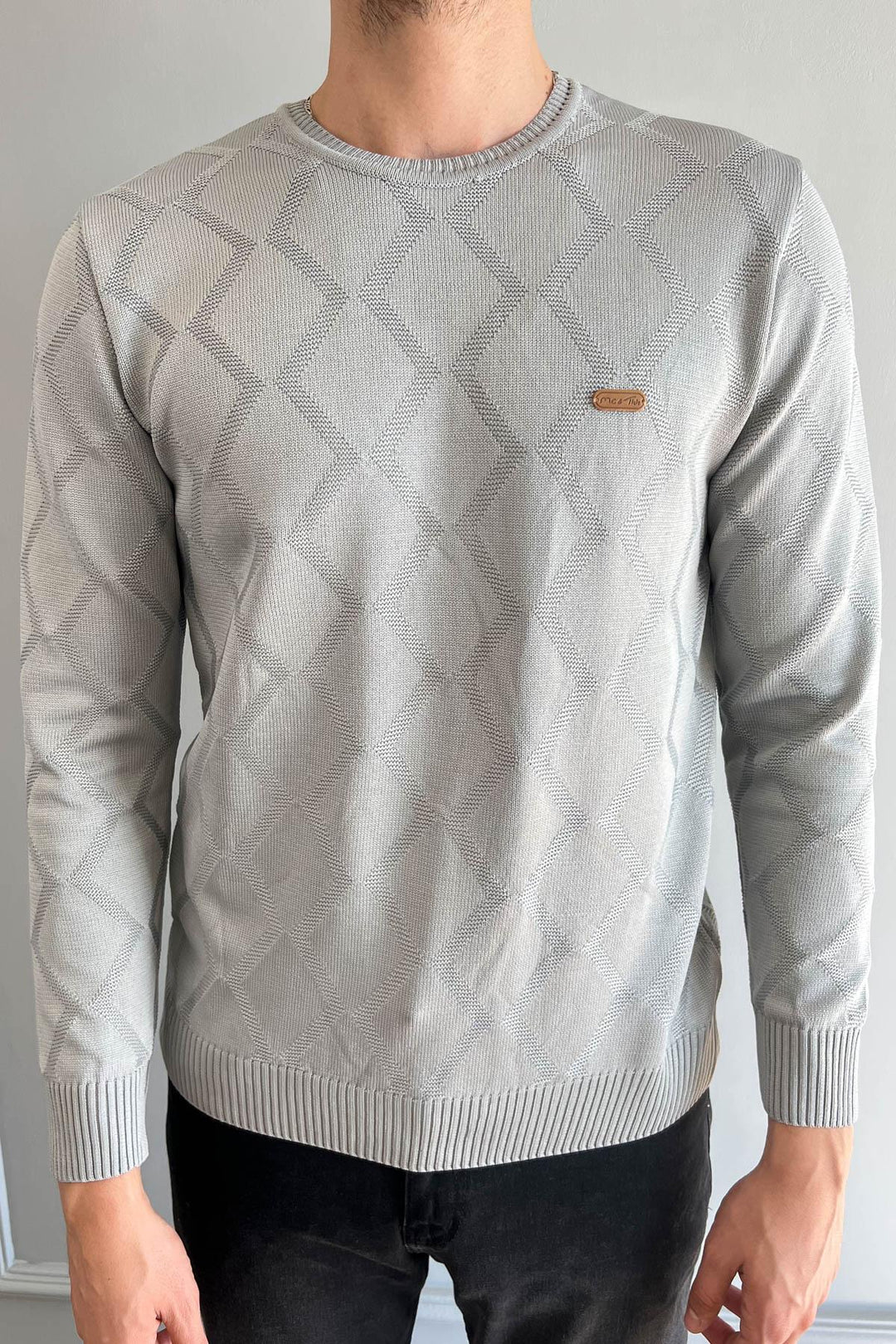 MPL Men's Bicycle Collar Baklava Patterned Sweater 401 - Drummondville