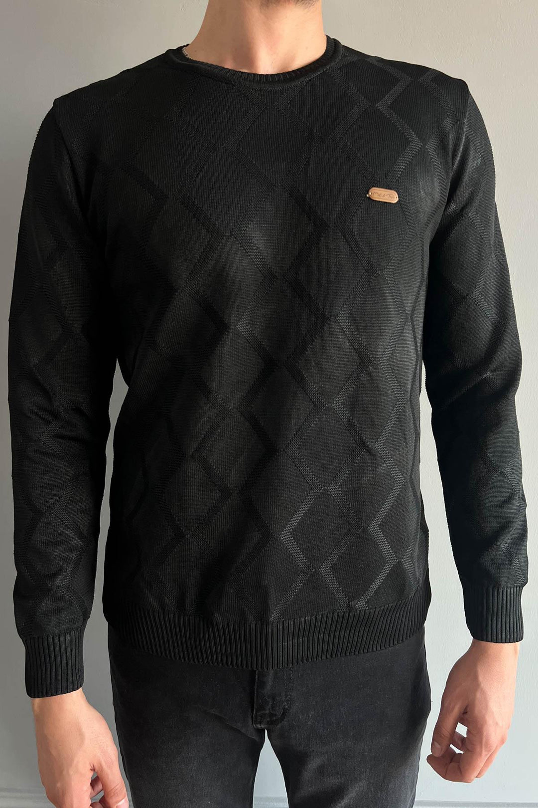 MPL Men's Bicycle Collar Baklava Patterned Sweater 401 - Wildomar