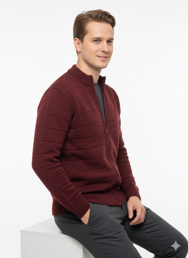 MPL Men's Plus Size Half Fisherman Sweater 881 - Lorain